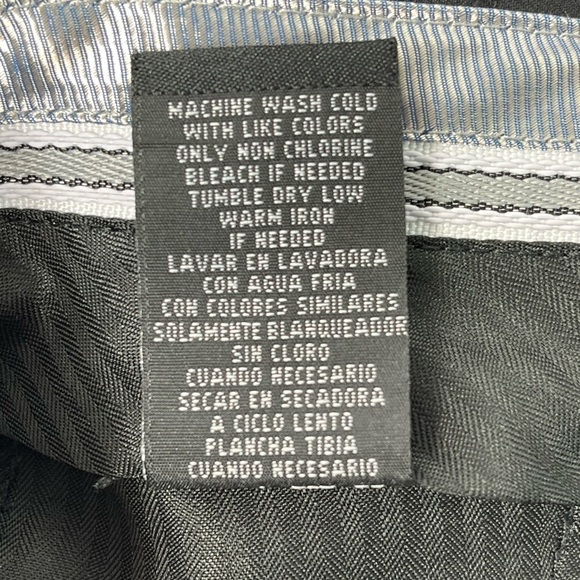 Vinci New York Mens Flat Front Adjustable Dress Pants Size 32x32 Silicone Band - Picture 11 of 11